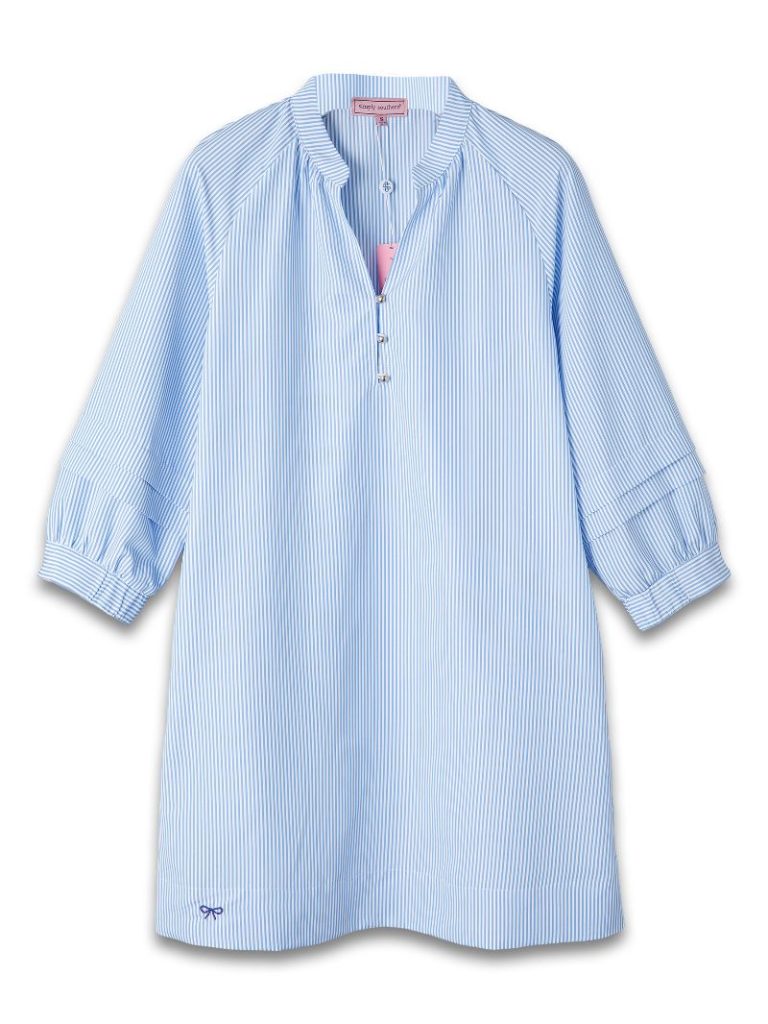 Seersucker Button Dress
