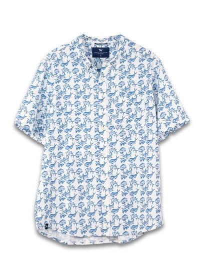 Coastal Fish Button Down