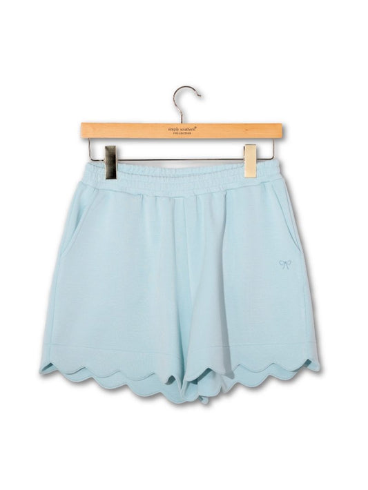 Scalloped Short