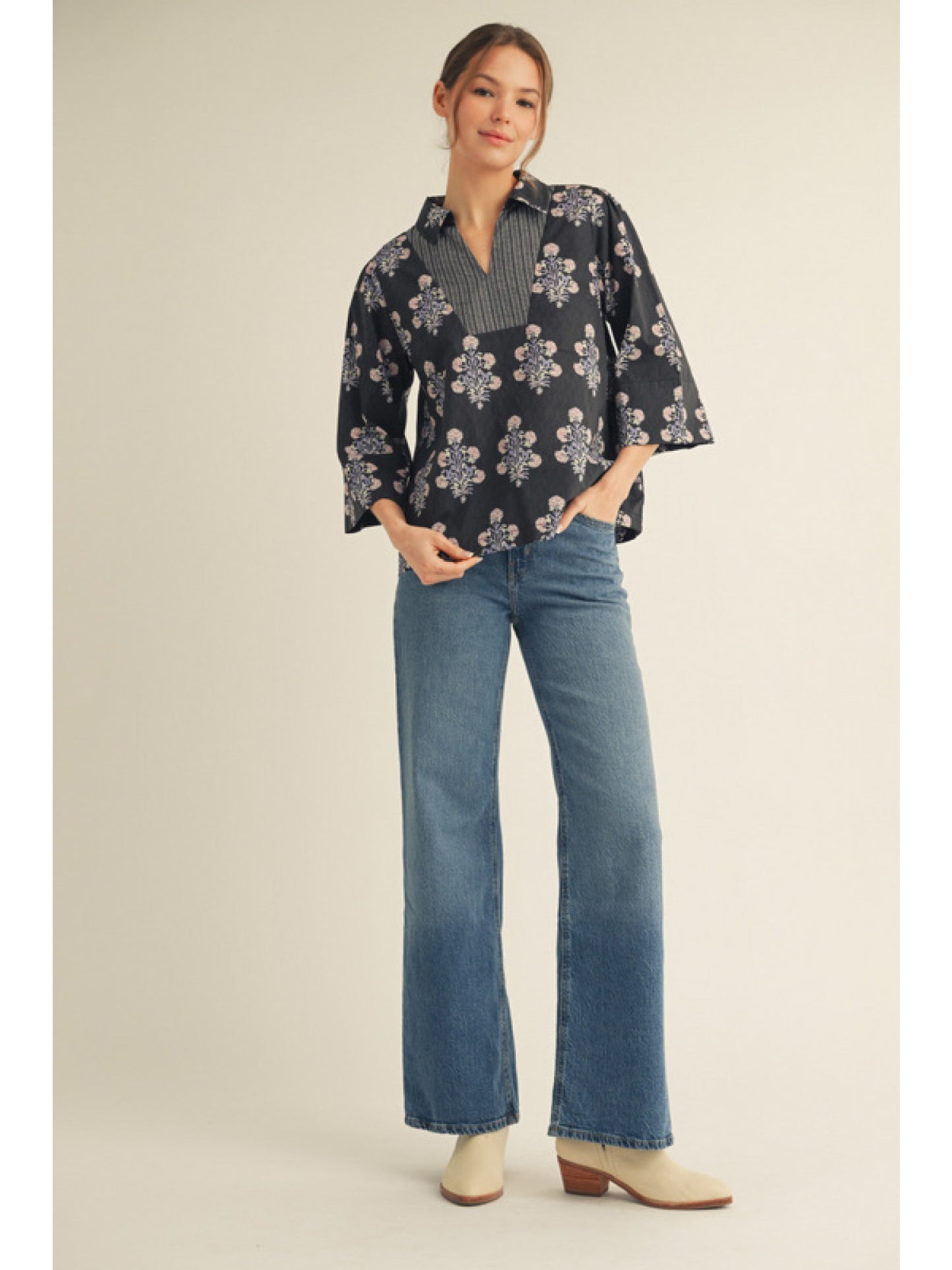 Rustic Bloom Top