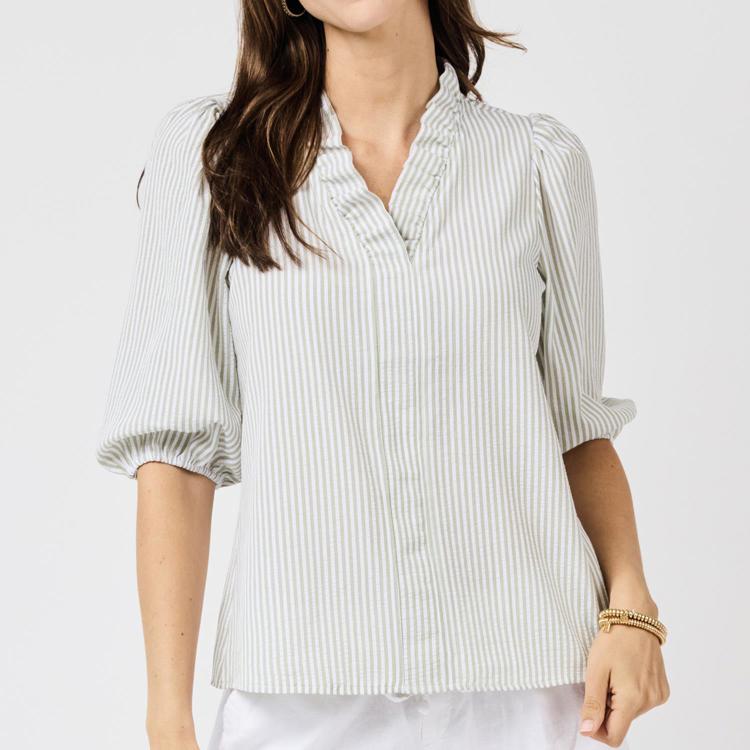 Brynn Seafoam/White