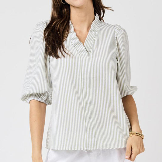 Brynn Seafoam/White