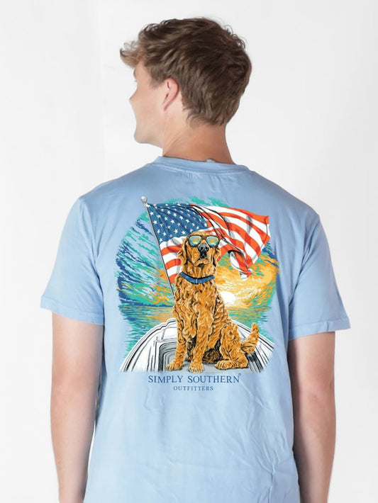American Flag - Mineral Wash