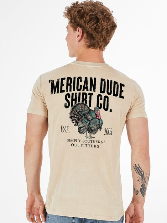 Turkey 'Merican Dude Shirt Co.'