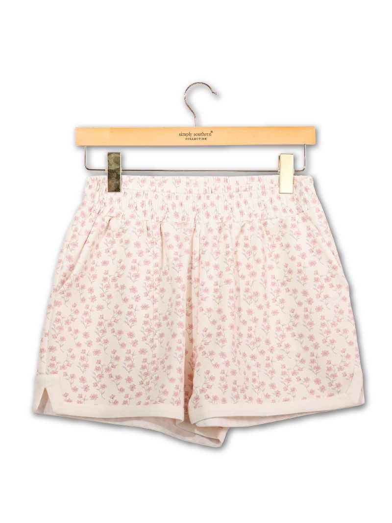 Pintuck Biege Short