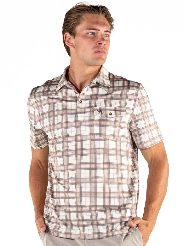 Saddle Creek Plaid Polo