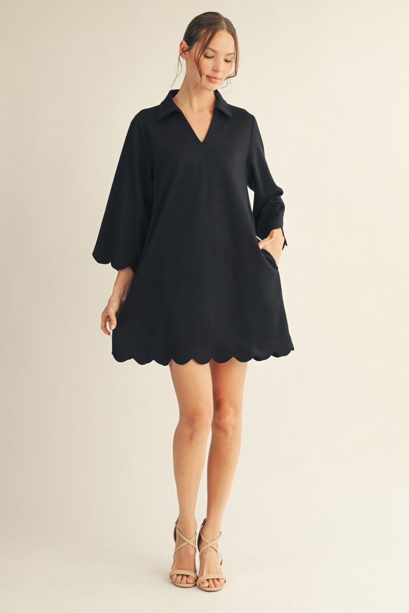 Scalloped Dress