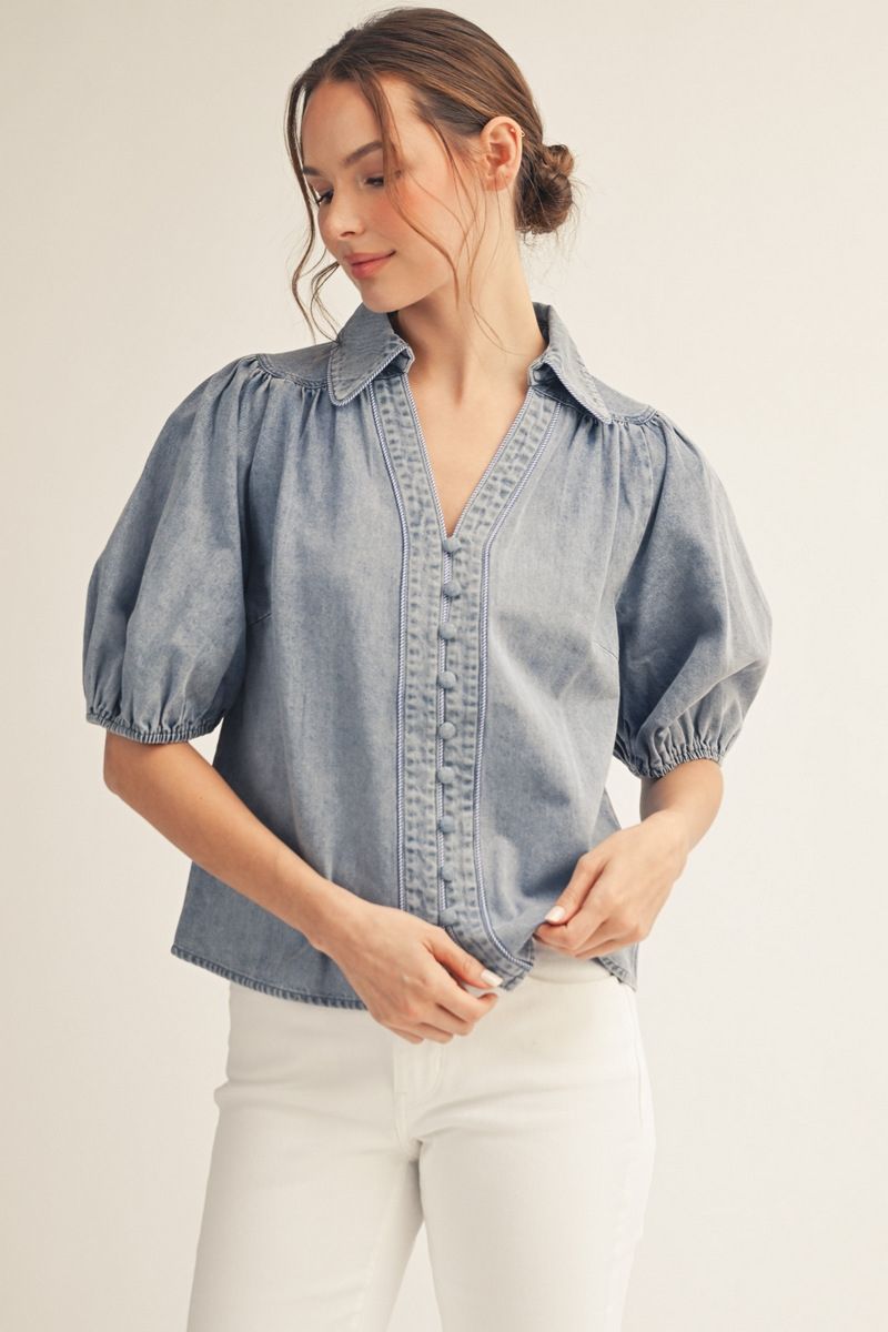 Denim Top