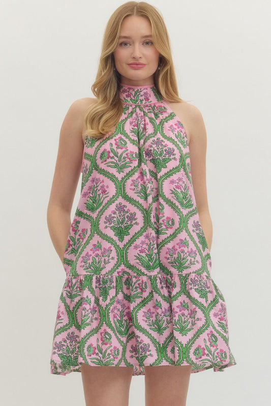 Botanical Mini Dress