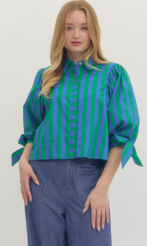 Harbor Breeze Button-Up