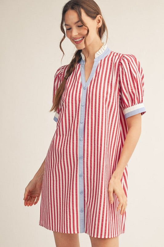 Striped Shift Dress
