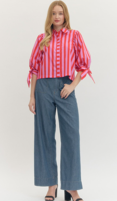 Harbor Breeze Button-Up