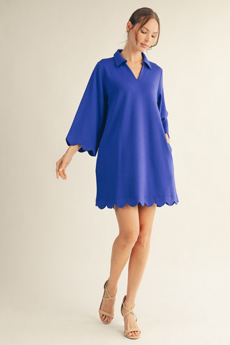 Scalloped Dress